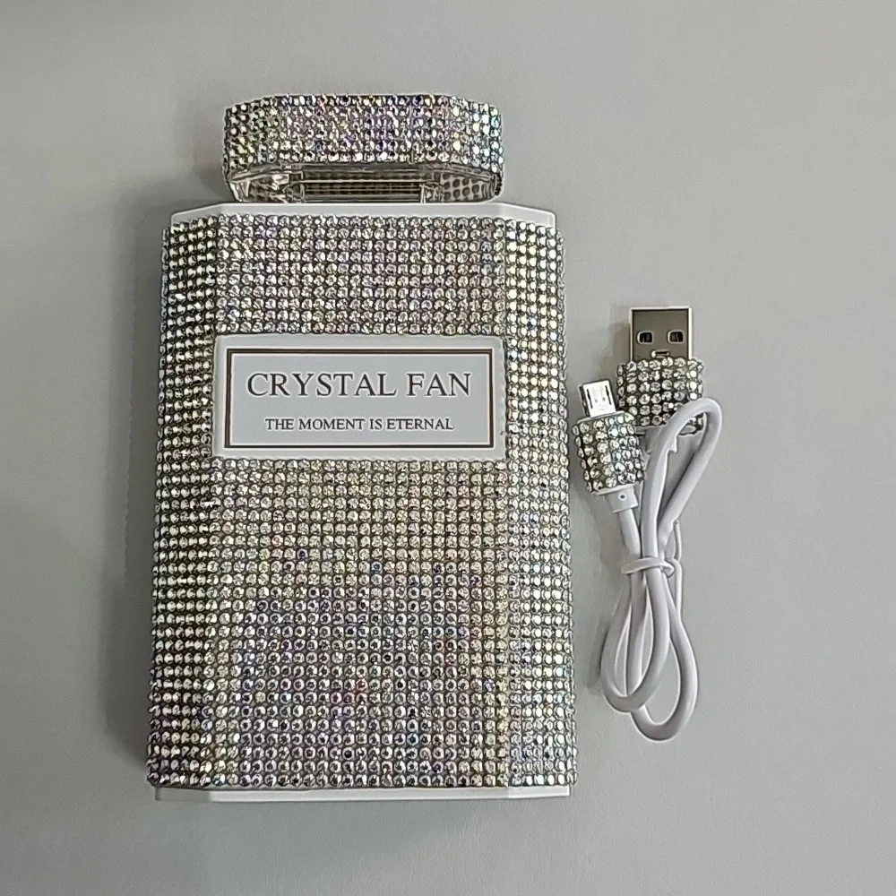 Fan - Rhinestone Handheld Fan - Picture 4 of 4